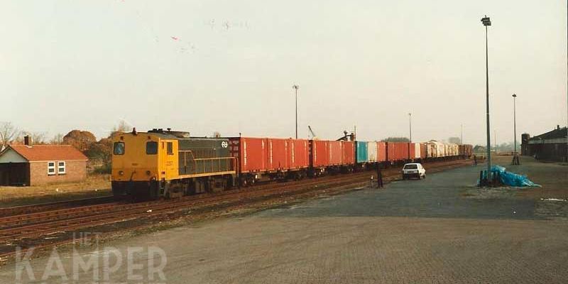 2g. Kampen december 1985, NS 2257 nadert Kampen (foto Jan Dul)