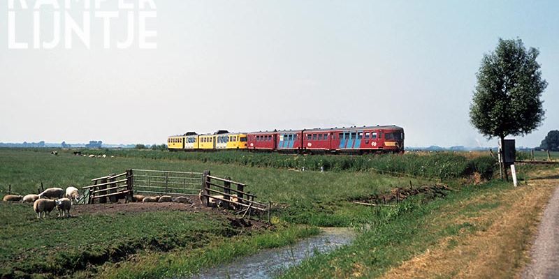 1h.  IJsselmuiden Bosjessteeg 11 juli 1983, NS 74 + 167 (foto Paul van Baarle)