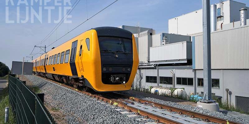 38g. Zwolle 23 augustus 2017, de trein rijdt richting Kampen (foto Kasper Haar)