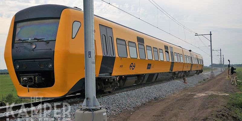 38h. Kampen 23 augustus 2017, de testtrein in Kampen (foto Hans van der Wal)