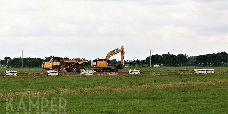 22s. Mastenbroek Bosjessteeg 16 juni 2017, afgraven van de oude ballast (foto Kasper Haar)