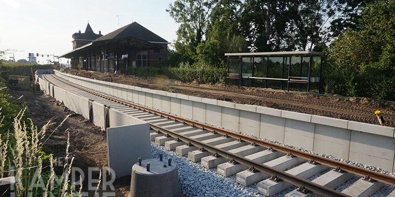 24d. Kampen 21 juni 2017, dwarsliggers en rails zijn gelegd (foto Kasper Haar)