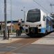 3a. Zwolle Veerallee 10 juni 2018: Zwolle Veerallee 10 juni 2018, Keolis 7308 op weg naar Kampen (foto K. Haar)