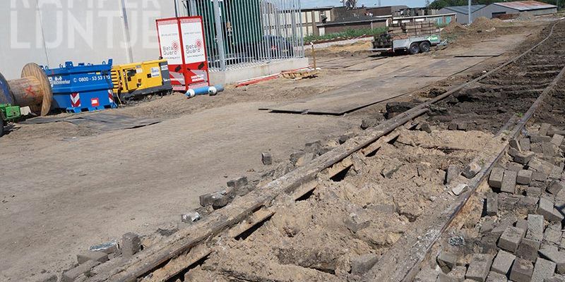 33z. Kampen 21 juli 2017, inmiddels los gewroet spoor (foto Kasper Haar)