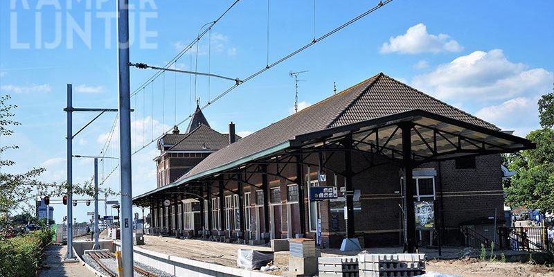 35a. Kampen 21 juli 2017: station in afwerkingfase (foto Kasper Haar)