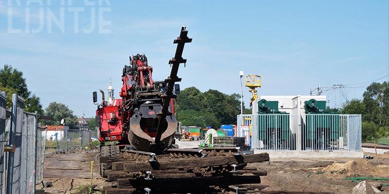 34k. Kampen 22 juli 2017, verwijderde stukken goederenspoor (foto Kasper Haar)