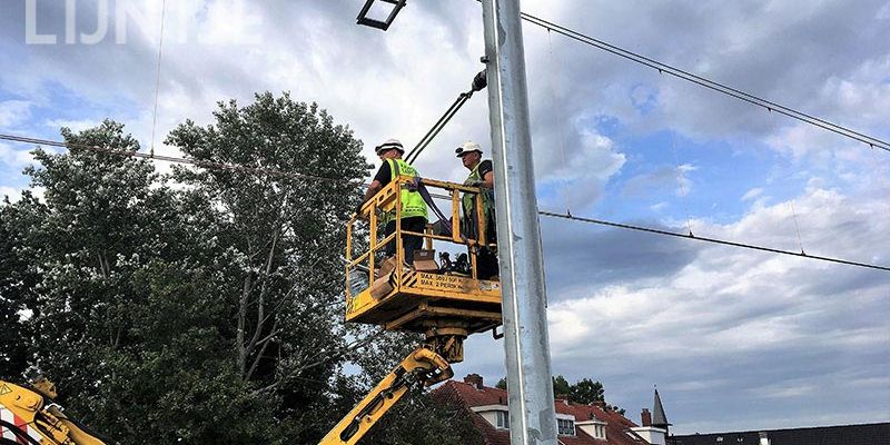 33g. Kampen 19 juli 2017, de definitieve zijwaartse arm wordt aangebracht (foto K. Haar)