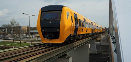 Vanaf de fietsbrug